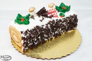 Tiramisu Yule Log - 9 inch