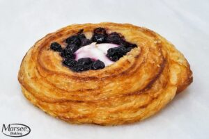 Blueberry Cream Cheese Danish - Large - Individually Wrapped - 6ct