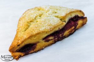 Raspberry Dessert Scone - Large - Individually Wrapped - 6pk