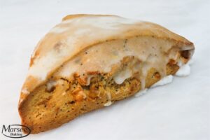 Lemon Ginger Poppy Scone - Large - Individually Wrapped - 6pk